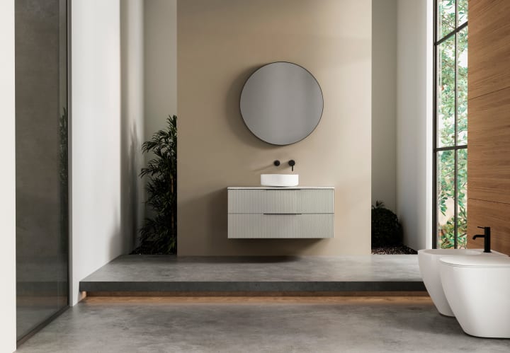 Muebles de baño con encimera de solid surface Bruntec Soho Ambiente 7