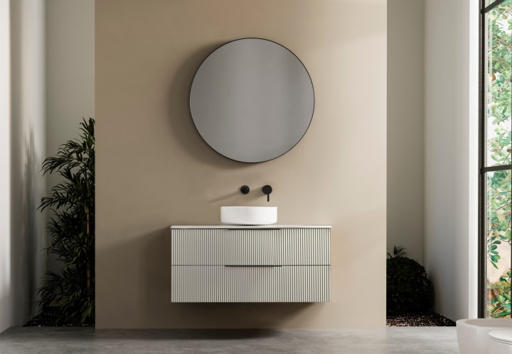 Muebles de baño con encimera de solid surface Bruntec Soho Principal 3