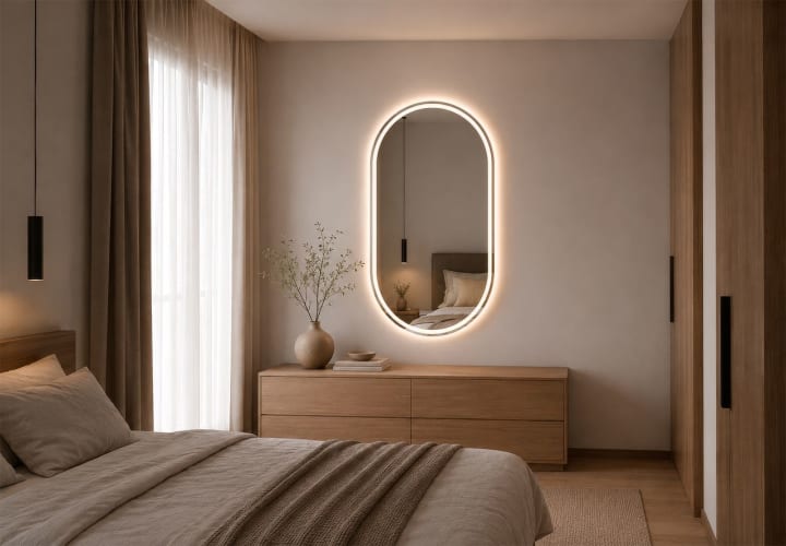 Espejo de baño con luz LED Bruntec Aris Principal 4