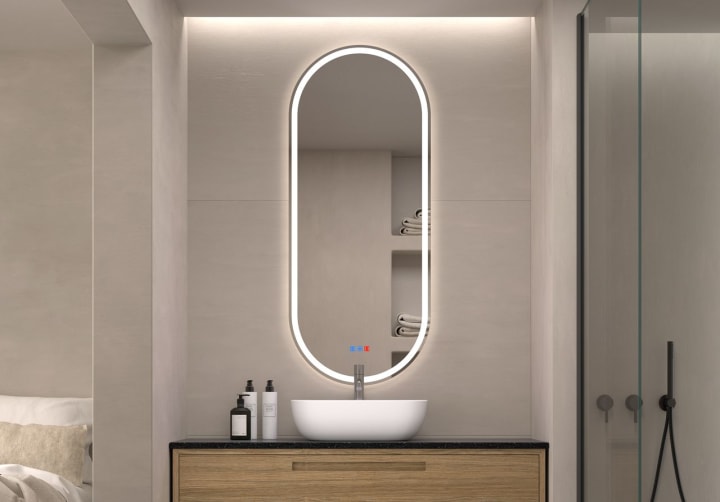 Espejo de baño con luz LED Bruntec Aris Principal 1