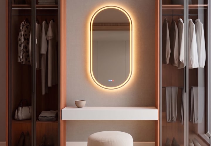 Espejo de baño con luz LED Bruntec Aris Principal 1