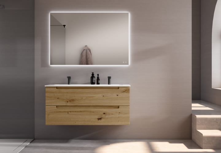 Conjunto mueble de baño de Viso Kyoto japandi Principal 1