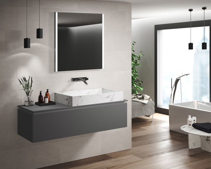 Lavabo suspendido Coycama Petra Ambiente 1