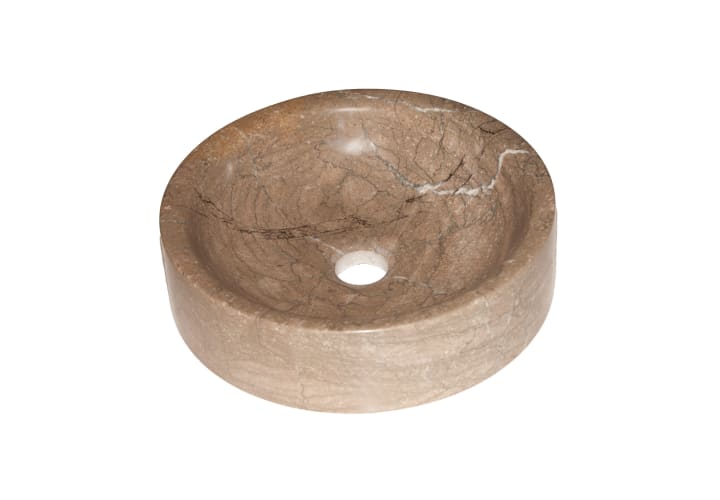 Lavabo de mármol natural Bruntec Navona Detalle 1