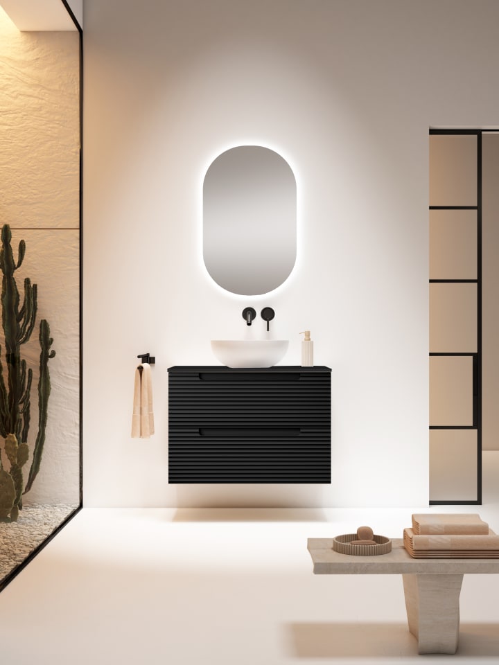 Mueble de baño con encimera HDF Compatech Visobath Kyoto Principal 1