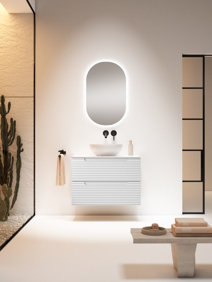 Mueble de baño con encimera HDF Compatech Visobath Kyoto Principal 2