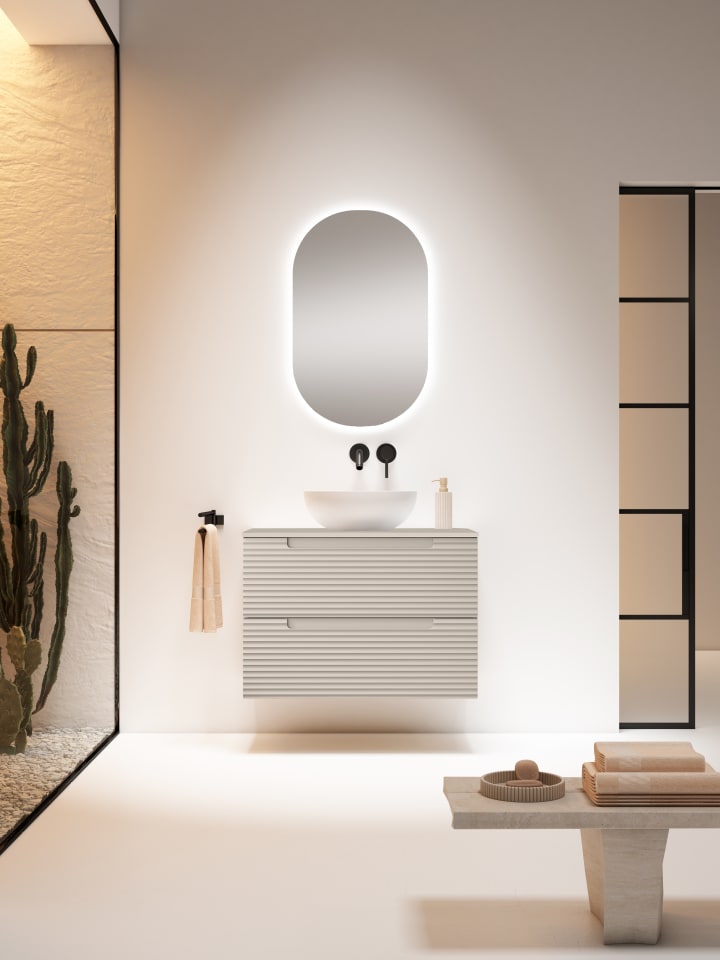 Mueble de baño con encimera HDF Compatech Visobath Kyoto Principal 4