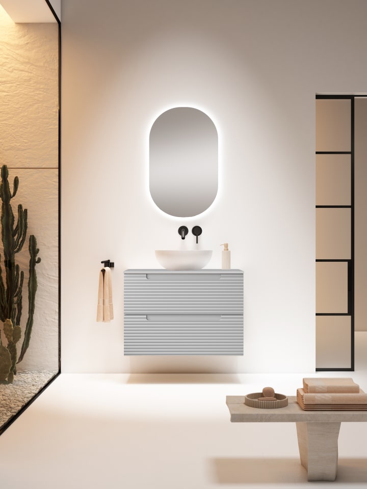 Mueble de baño con encimera HDF Compatech Visobath Kyoto Principal 5