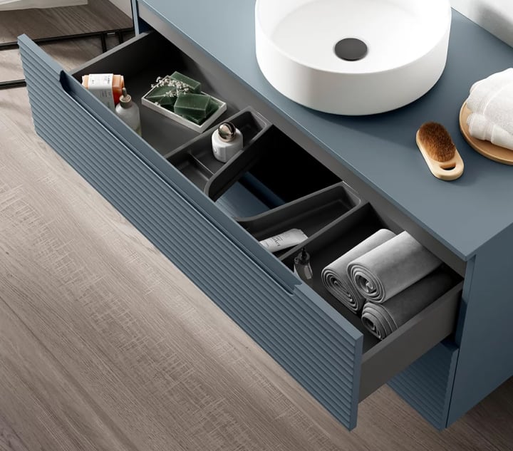 Mueble de baño con encimera HDF Compatech Visobath Kyoto Detalle 9