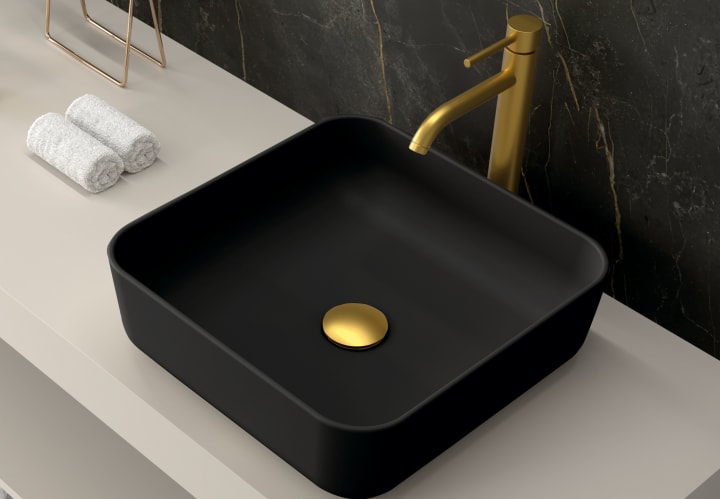 Lavabo sobre encimera Coycama Saona Detalle 15