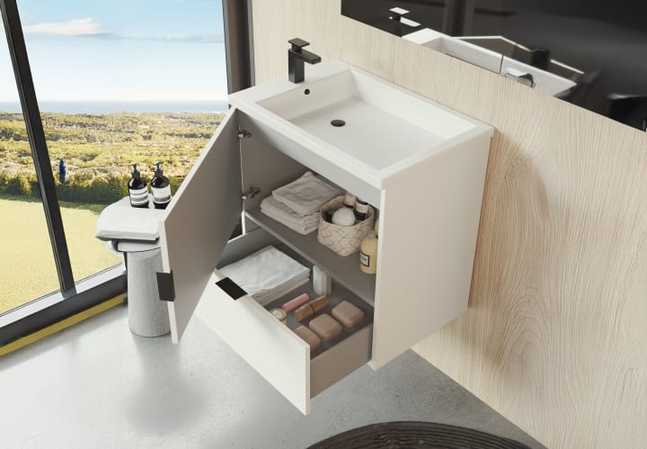 Conjunto mueble de baño fondo reducido 35 cm Campoaras Petit Ambiente 4