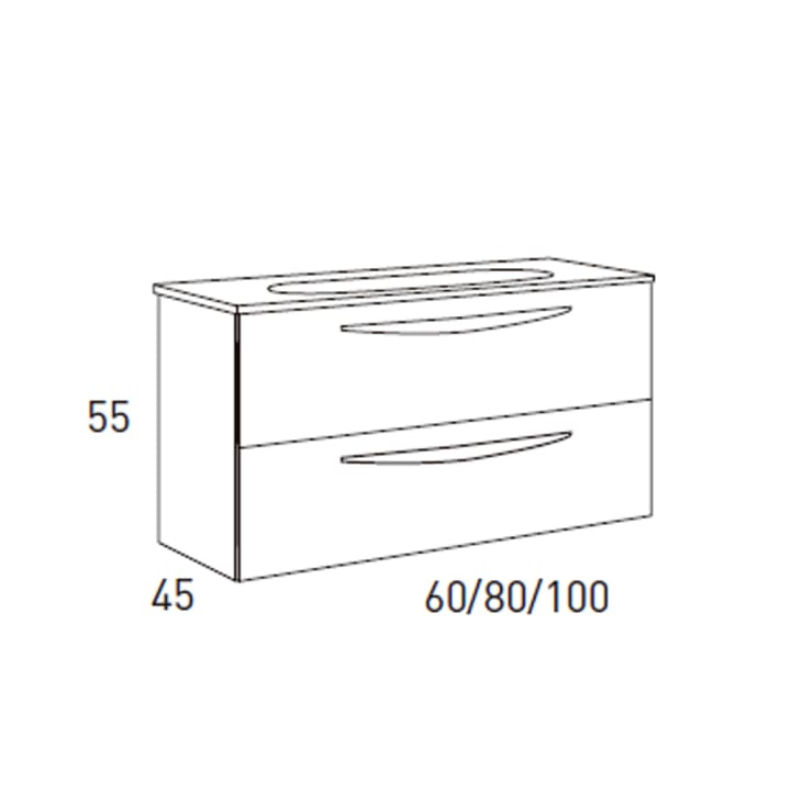 Conjunto mueble de baño Visobath Arco Croquis 6