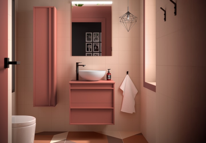 Mueble de baño con encimera de madera Salgar Attila Principal 6