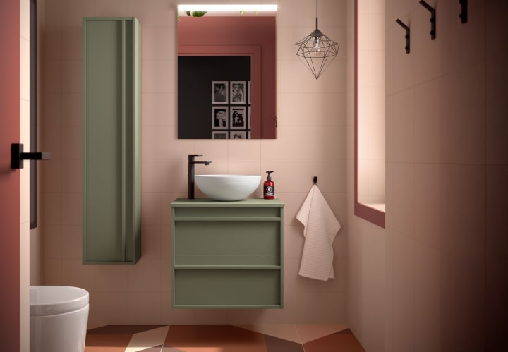 Mueble de baño con encimera de madera Salgar Attila Principal 3