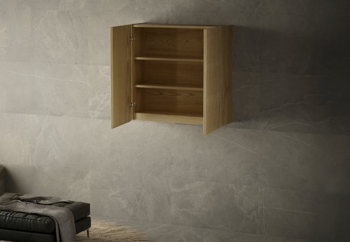 Colgar doble 2 puertas madera maciza Bruntec Alpes Detalle 4