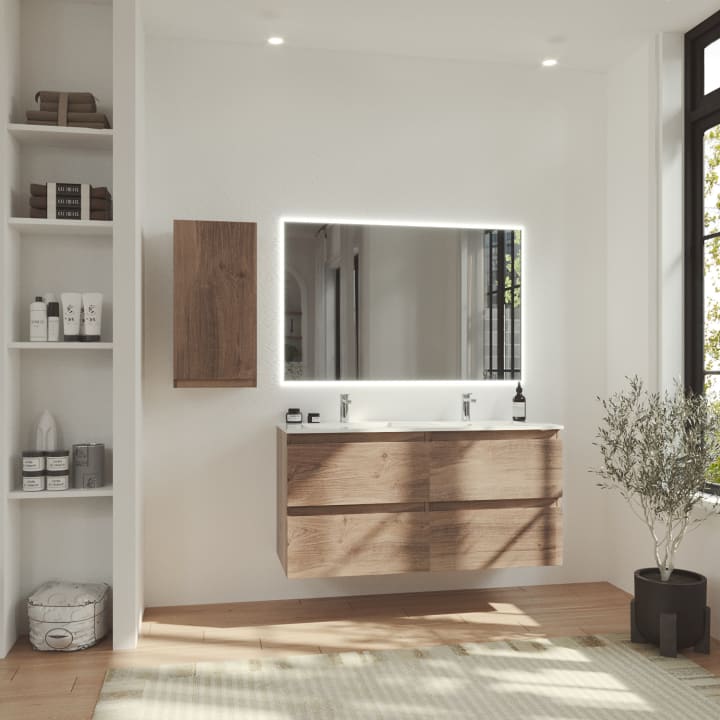 Mueble de baño color madera Bruntec Vilma Principal 2