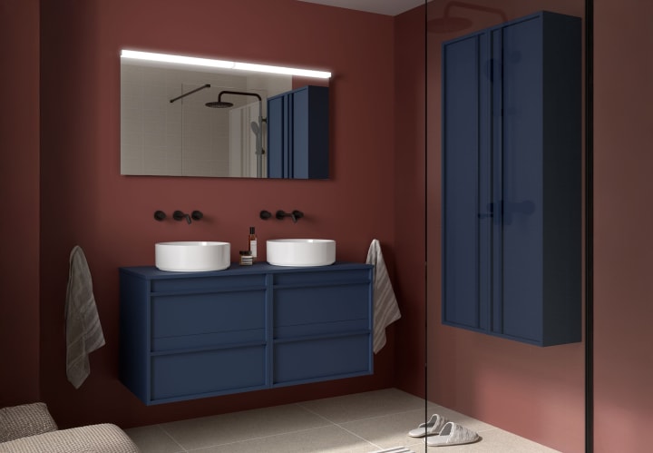 Mueble de baño con encimera de madera Salgar Attila Principal 4