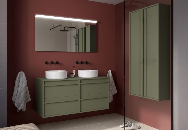 Mueble de baño con encimera de madera Salgar Attila Principal 7