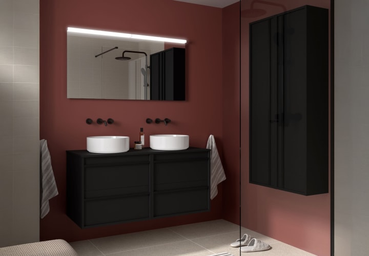 Mueble de baño con encimera de madera Salgar Attila Principal 5