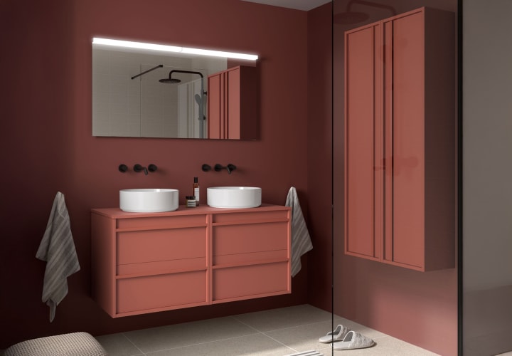 Mueble de baño con encimera de madera Salgar Attila Principal 6