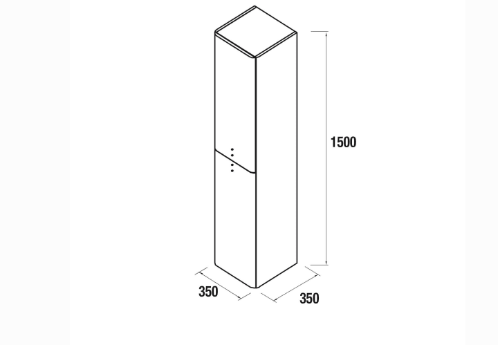 Columna de baño Salgar Uniiq Croquis 13