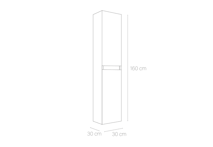 Columna de baño Malmo Bruntec Croquis 4