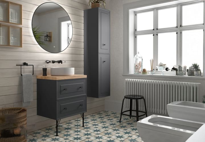 Mueble de baño con encimera de madera Salgar Renoir Principal 4