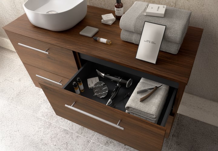 Mueble de baño con encimera Salgar Silane Detalle 5
