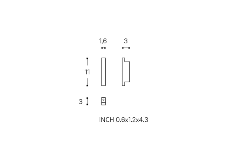 Percha de baño Cosmic The Grid Croquis 8