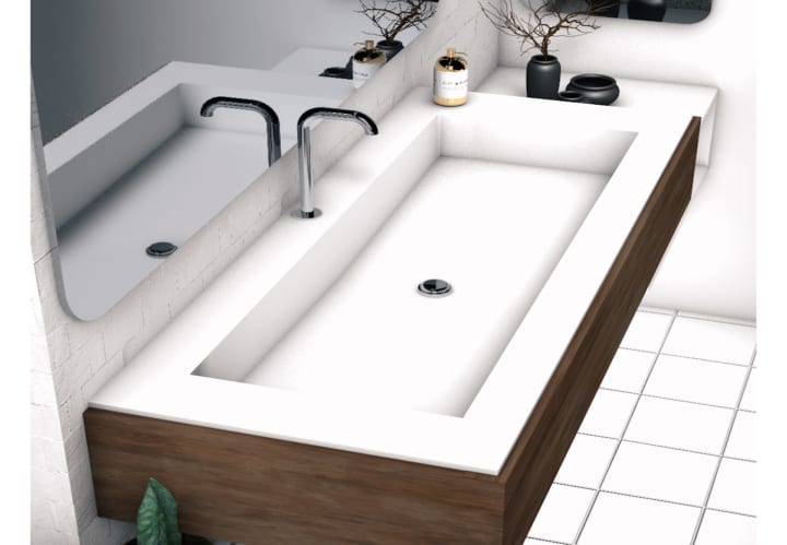 Lavabo de baño encastrado Art and Bath Austin Detalle 1