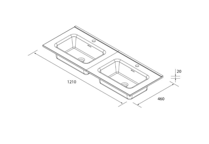 Conjunto mueble de baño Salgar Born Croquis 6