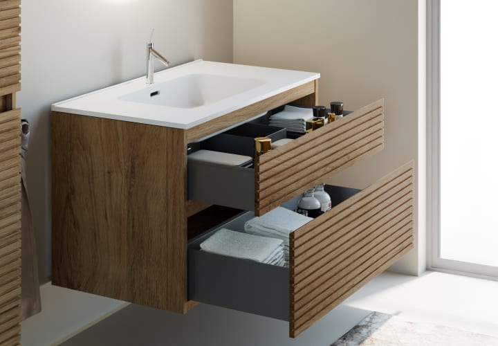 Conjunto de mueble de baño de Palilleria Horizontal Bruntec Alpes 1 Detalle 6