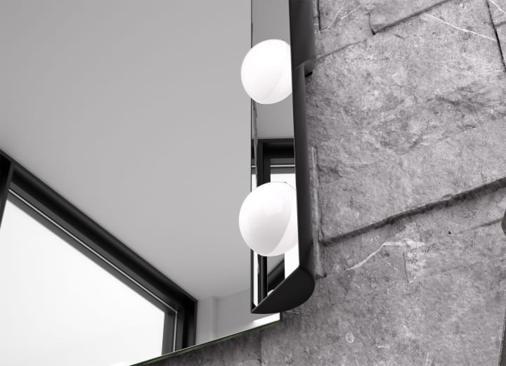 Espejo de baño con luz iluminaria Eurobath Hollywood Detalle 1