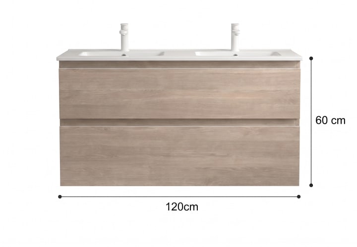Conjunto Mueble de baño Avila dos Carmen Croquis 6