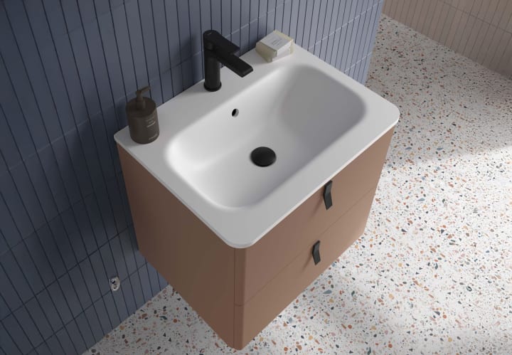 Conjunto mueble de baño con lavabo de ceramica Salgar Uniiq Detalle 4