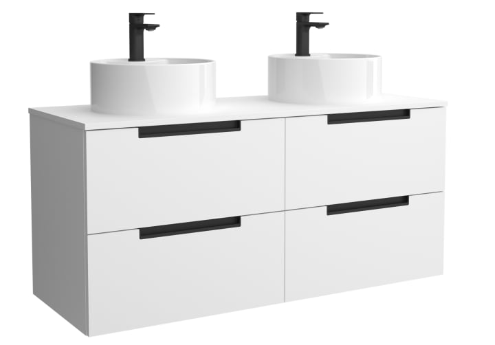 Conjunto mueble de baño Salgar Leni con lavabo sobre encimera Principal 5