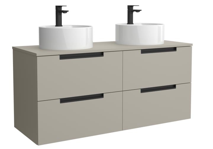 Conjunto mueble de baño Salgar Leni con lavabo sobre encimera Principal 7