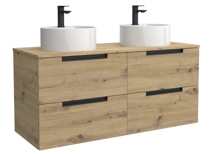 Conjunto mueble de baño Salgar Leni con lavabo sobre encimera Principal 3