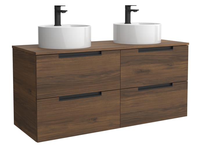 Conjunto mueble de baño Salgar Leni con lavabo sobre encimera Principal 1