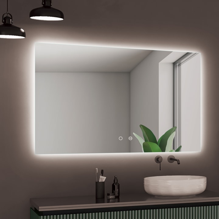 Espejo de baño con luz LED Ledimex Italia Principal 3