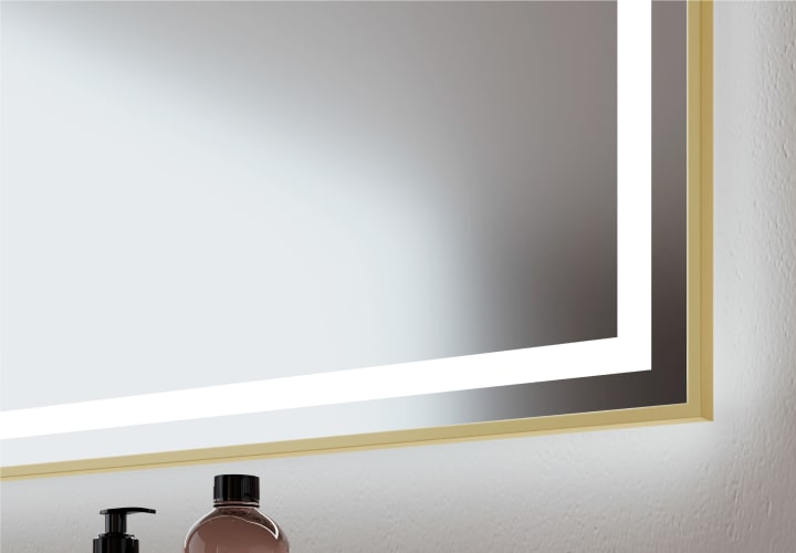 Espejo de baño con luz LED Bruntec Rua Detalle 1