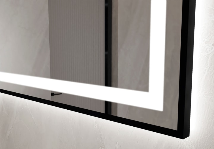 Espejo de baño con luz LED Bruntec Rua Detalle 2