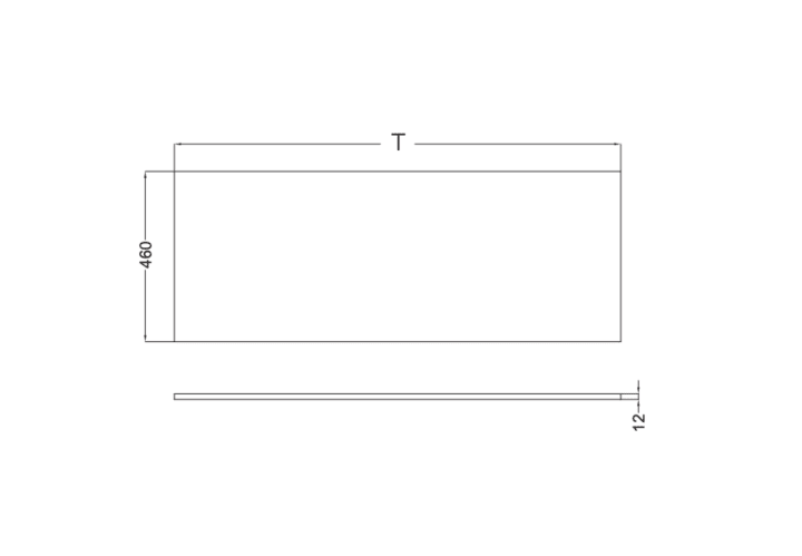 Encimera para mueble Coycama Mara Masai Croquis 20