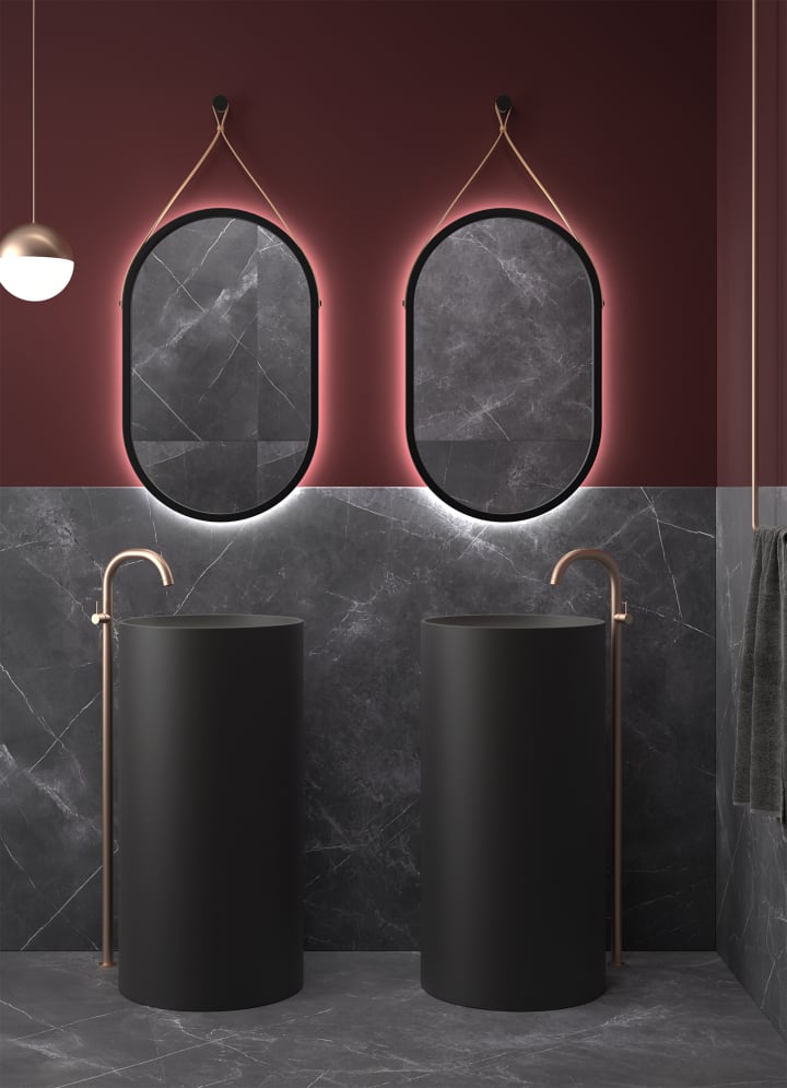 Espejo de baño con luz LED de Eurobath, Funchal Ambiente 2