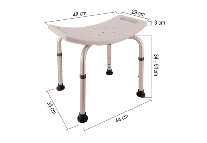 Banqueta de baño Oxen PMR Croquis 4