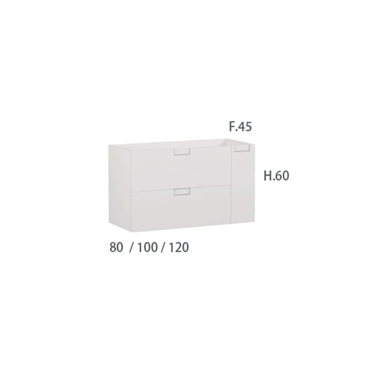Mueble de baño Campoaras Luna Croquis 3