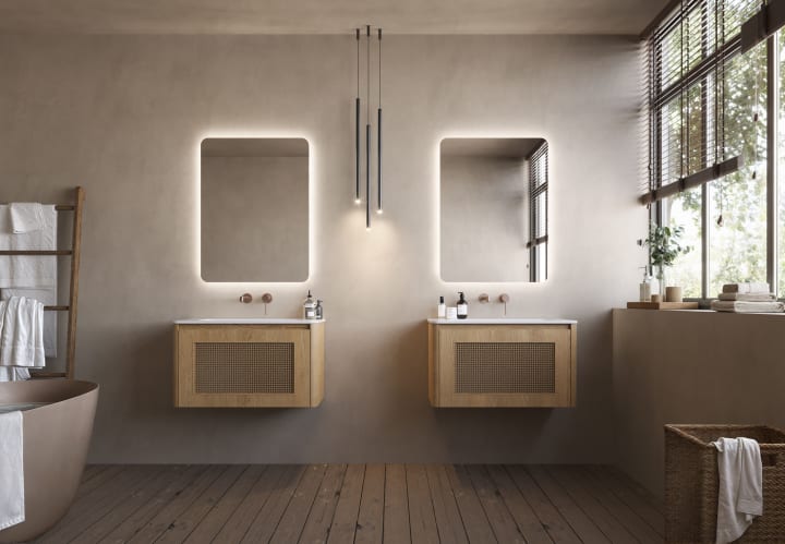 Espejo de baño con luz LED Ledimex Dinamarca Ambiente 7
