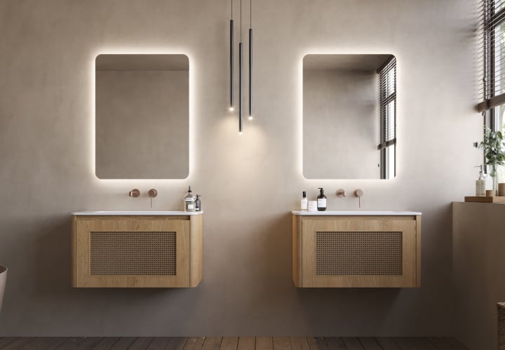 Espejo de baño con luz LED Ledimex Dinamarca Principal 1