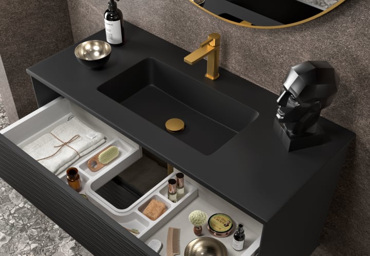 Lavabo encastrado Coycama Mara Masai Detalle 16