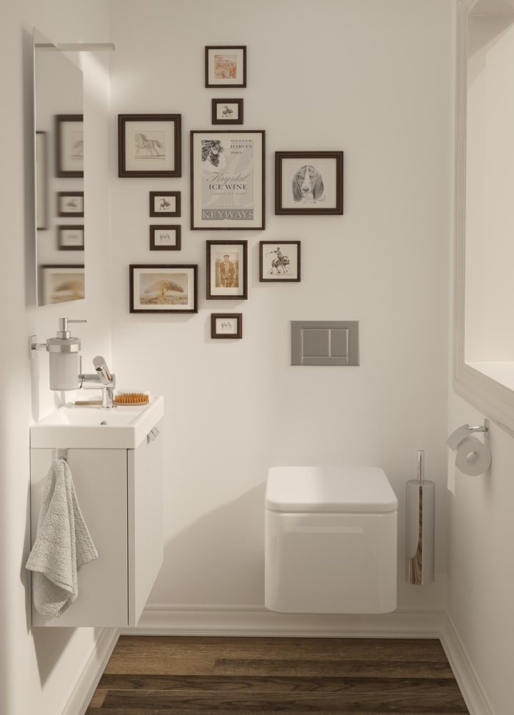 Portarrollos de baño Cosmic Square Duo Ambiente 2